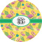 Pink Flamingo 1" Multipurpose Round Labels - Single Sticker