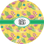 Pink Flamingo Multipurpose Round Labels - 2" (Personalized)