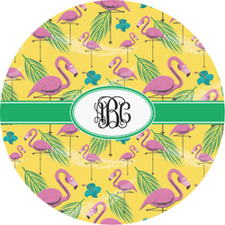 Pink Flamingo Multipurpose Round Labels - 2" (Personalized)