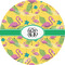 Pink Flamingo 3" Multipurpose Round Labels - Single Sticker