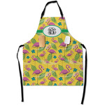 Pink Flamingo Apron With Pockets w/ Monogram