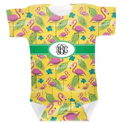 Pink Flamingo Baby Bodysuit 0-3 (Personalized)