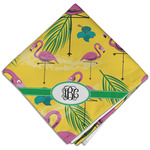 Pink Flamingo Cloth Dinner Napkin - Single w/ Monogram