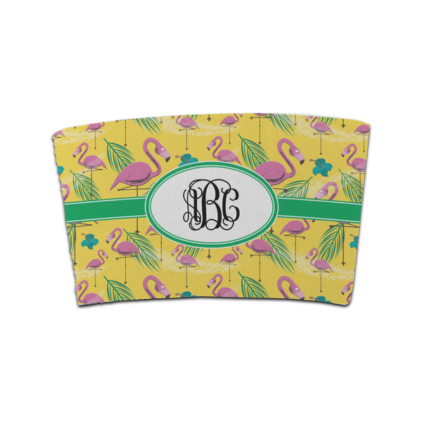 Custom Pink Flamingo Coffee Cup Sleeve (Personalized)