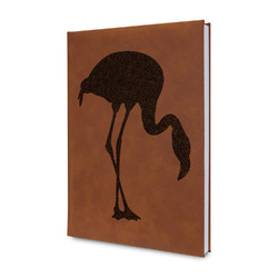 Pink Flamingo Leatherette Journal - Double Sided