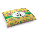 Pink Flamingo Dog Bed - Medium w/ Monogram