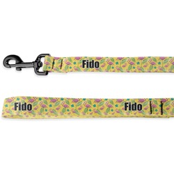 Pink Flamingo Deluxe Dog Leash (Personalized)