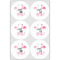 Pink Flamingo Drink Topper - XLarge - Set of 6