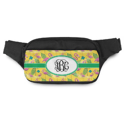 Pink Flamingo Fanny Pack - Modern Style (Personalized)
