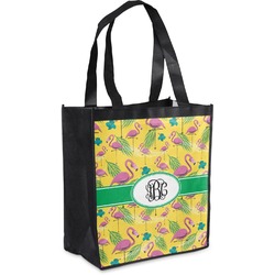 Pink Flamingo Grocery Bag (Personalized)