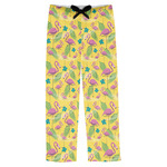 Pink Flamingo Mens Pajama Pants - XS