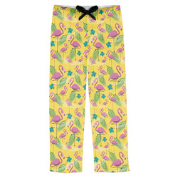 Pink Flamingo Mens Pajama Pants - XS