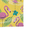 Pink Flamingo Microfiber Dish Rag - DETAIL