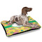 Pink Flamingo Outdoor Dog Beds - Large - IN CONTEXT