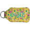 Pink Flamingo Sanitizer Holder Keychain - Small (Back)