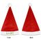 Pink Flamingo Santa Hats - Front and Back (Single Print) APPROVAL