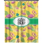 Pink Flamingo Extra Long Shower Curtain - 70"x84" (Personalized)