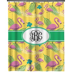 Pink Flamingo Extra Long Shower Curtain - 70"x84" (Personalized)