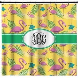 Pink Flamingo Shower Curtain - 71" x 74" (Personalized)
