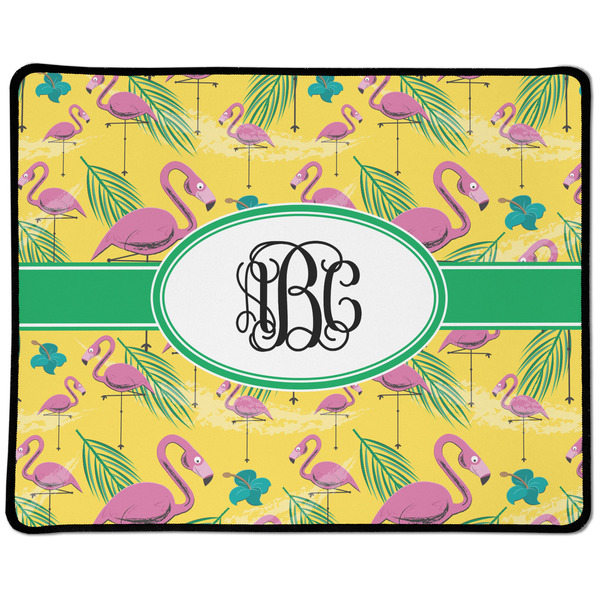 Custom Pink Flamingo Large Gaming Mouse Pad - 12.5" x 10" (Personalized)