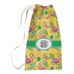 Pink Flamingo Laundry Bags - Small (Personalized)