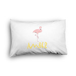 Pink Flamingo Pillow Case - Graphic (Personalized)