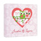 Valentine Owls 12x12 - Canvas Print - Angled View