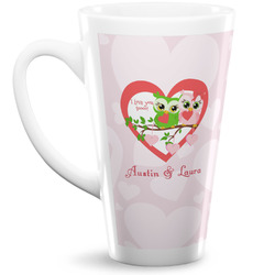 Valentine Owls Latte Mug (Personalized)