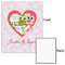 Valentine Owls 16x20 - Matte Poster - Front & Back