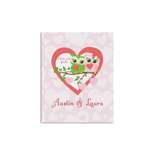 Custom Valentine Owls Posters - Matte - 16x20 (Personalized)