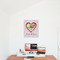 Valentine Owls 20x24 - Matte Poster - On the Wall