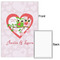 Valentine Owls 20x30 - Matte Poster - Front & Back