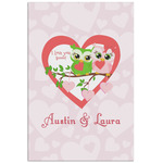 Valentine Owls Poster - Matte - 24x36 (Personalized)