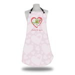 Valentine Owls Apron w/ Couple's Names