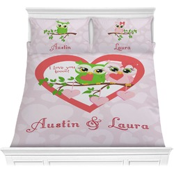 Valentine Owls Comforters (Personalized)