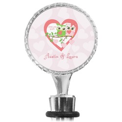 Valentine Owls Wine Bottle Stopper (Personalized)