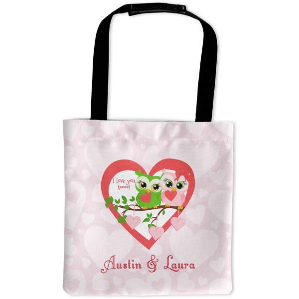 Custom Valentine Owls Auto Back Seat Organizer Bag (Personalized)