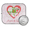 Valentine Owls Car Sun Shades - FOLDED & UNFOLDED