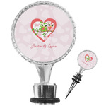 Valentine Owls Wine Bottle Stopper (Personalized)