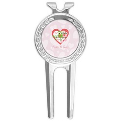 Valentine Owls Golf Divot Tool & Ball Marker (Personalized)