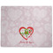 Valentine Owls Dog Food Mat - Large without Bowls