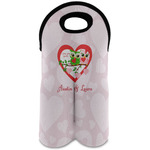 Valentine Owls Wine Tote Bag (2 Bottles) (Personalized)