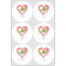 Valentine Owls Drink Topper - XLarge - Set of 6