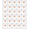 Valentine Owls Drink Topper - XSmall - Set of 30