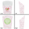 Valentine Owls French Fry Favor Box - Front & Back View