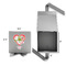 Valentine Owls Gift Boxes with Magnetic Lid - Silver - Open & Closed