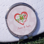 Valentine Owls Golf Ball Marker - Hat Clip