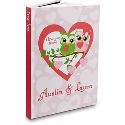 Valentine Owls Hardbound Journal - 7.25" x 10" (Personalized)