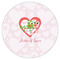 Valentine Owls Icing Circle - XSmall - Single