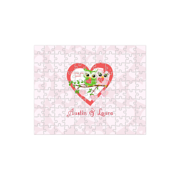 Custom Valentine Owls 110 pc Jigsaw Puzzle (Personalized)